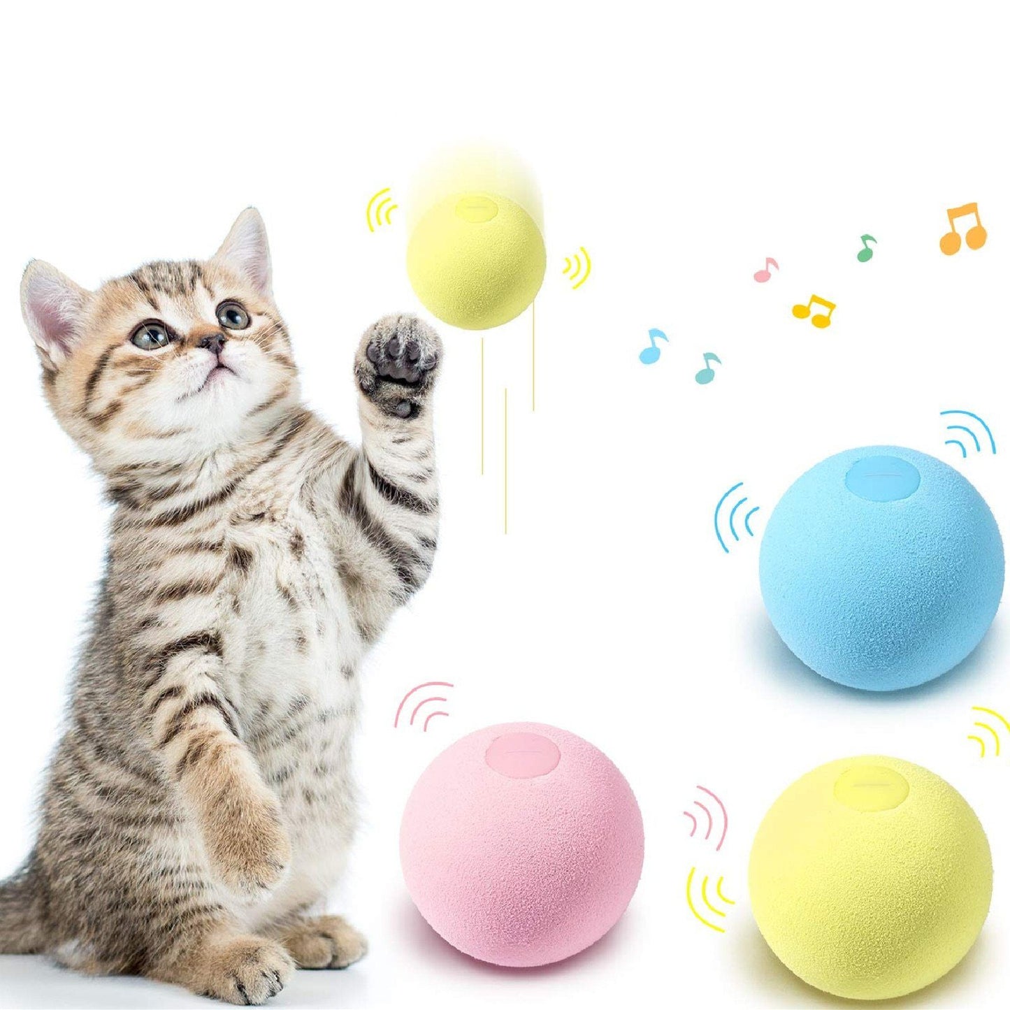 SmartBall™ - Balle intelligente d'apprentissage pour chat - Matou Store